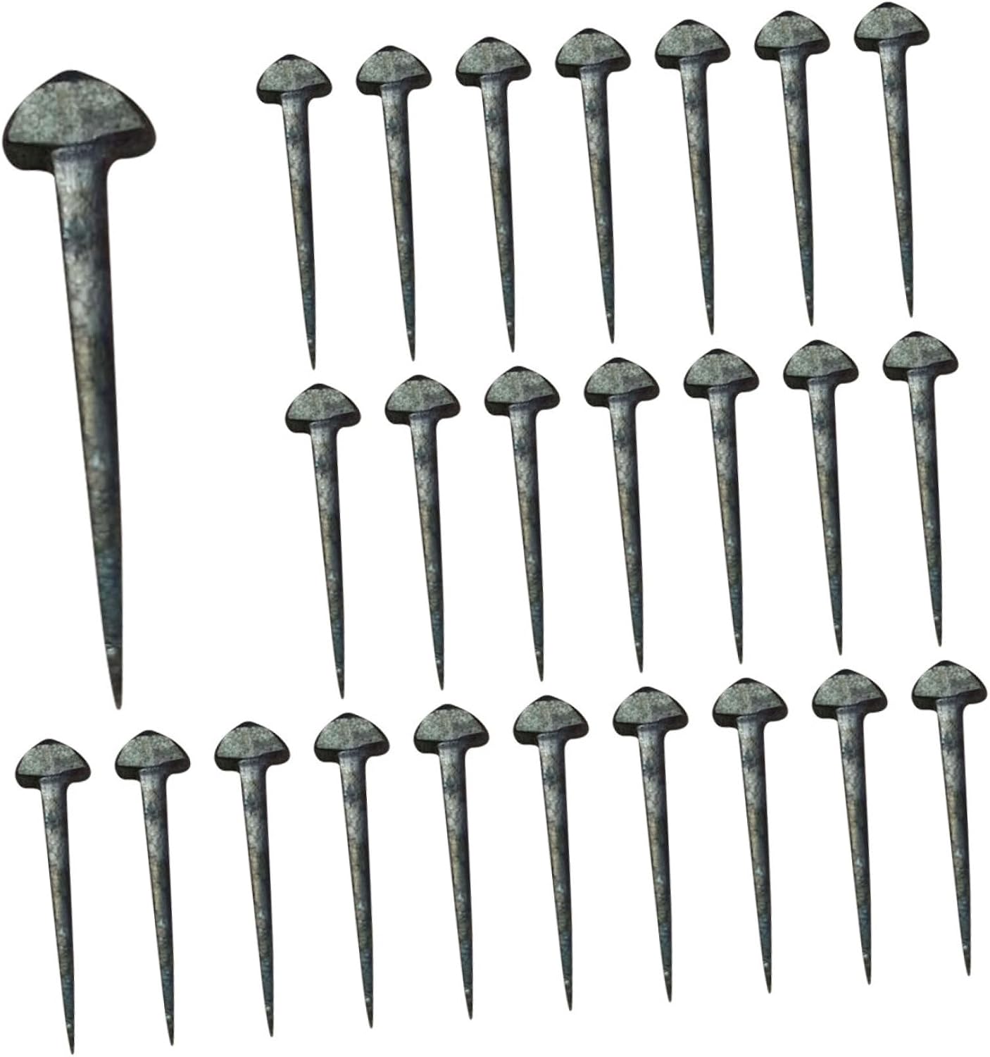 ARTIBETTER 50 Pcs Iron Hoof Nails Small Replaceable Horseshoe Nails Sturdy Horseshoe Tool Portable Horse Equipment for Farrier Supplies and Horse Hoof Maintenance