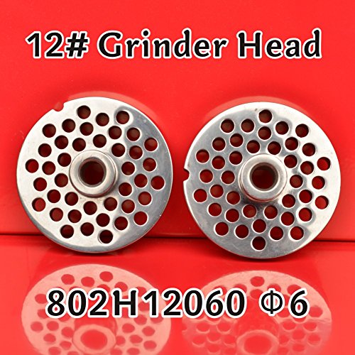 Hakka #12 Stainless Steel Meat Grinder Cutting Plates (?6&?6)