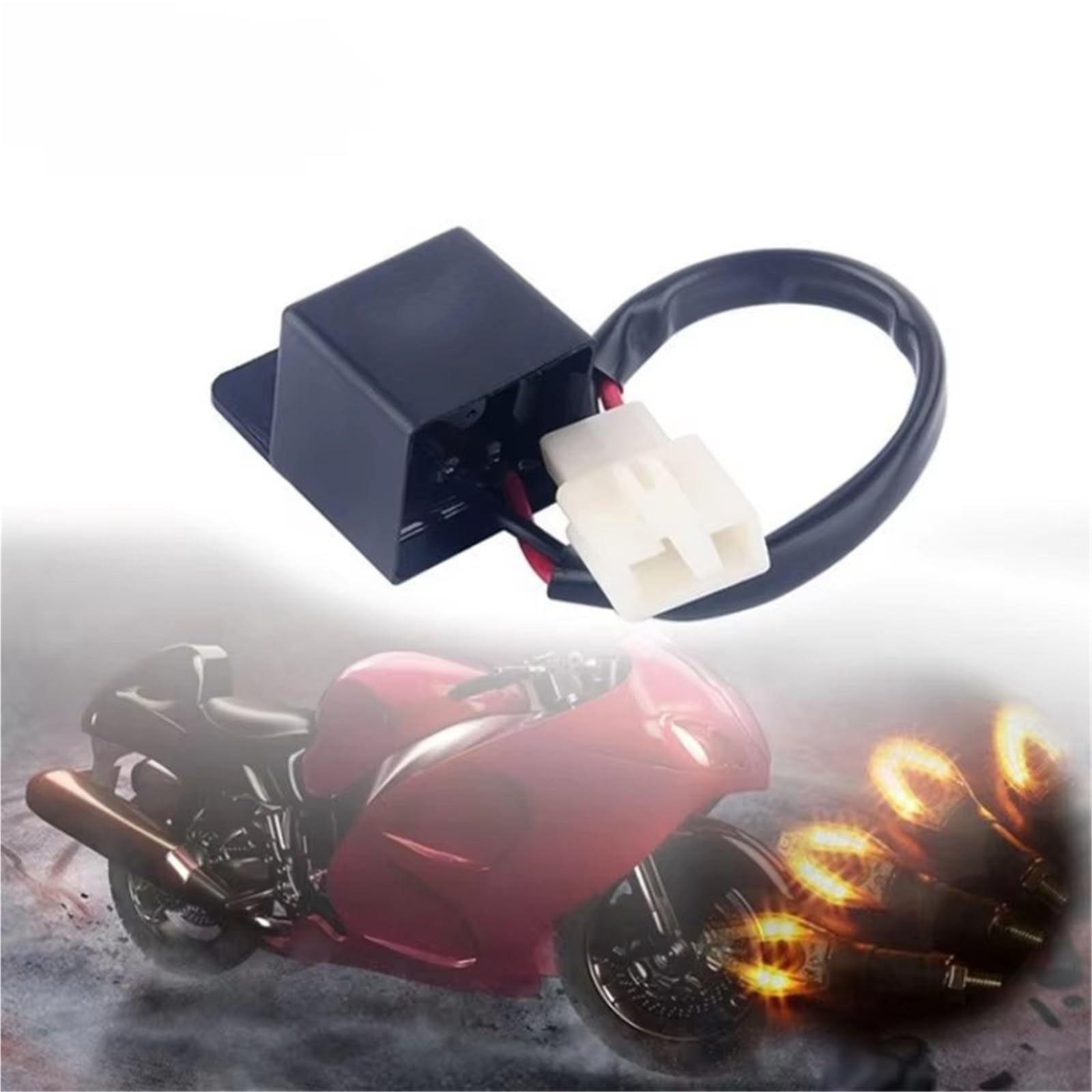 Módulo de señal de giro Compatible Con Yamaha Para YZF-R6 1999-2020 Interruptor De Motocicleta Indicador Señal Giro Ajustable Módulo Relé Intermitente
