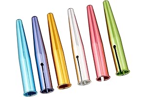 Kutsuwa HiLine Pencil Cap - Pack of 6 Assorted Metallic Colors