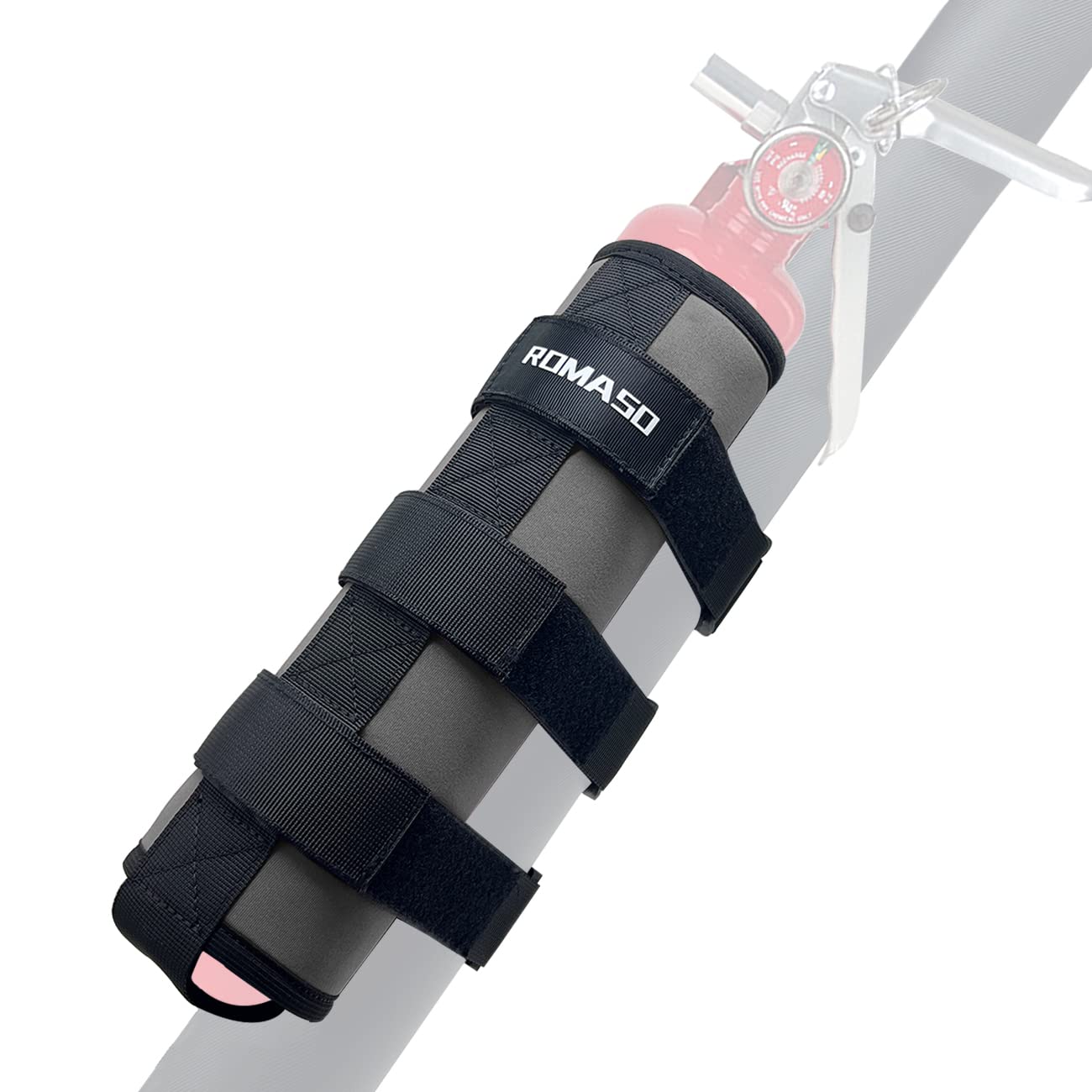 Roll Bar Fire Extinguisher Mount for Jeep, fit for 2.5 Lb Fire Extinguisher