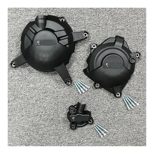 Couverture de protection moteur en carbone pour YZF-R3, finition look haut de gamme