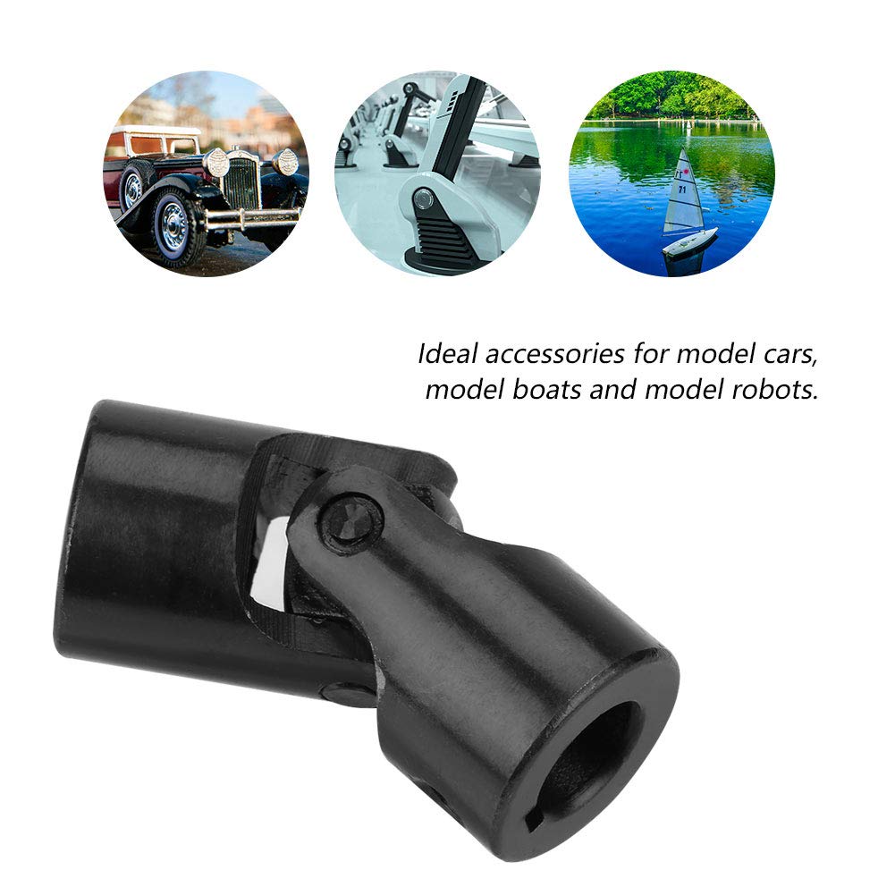 Junta universal, acoplamiento del eje del motor Conector de junta universal Acoplador de junta en U ID 12 mm OD 24 mm para modelo de avión