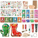 Calendrier de l'Avent 2025-24Pcs Calendrier de l'Avent Beauté pour Femmes,Les Lèvres,Mas...