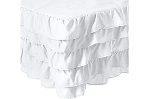Elegant Comfort Luxurious Premium 1500 Thread Count Full Size Dust Ruffle Bed Skirt