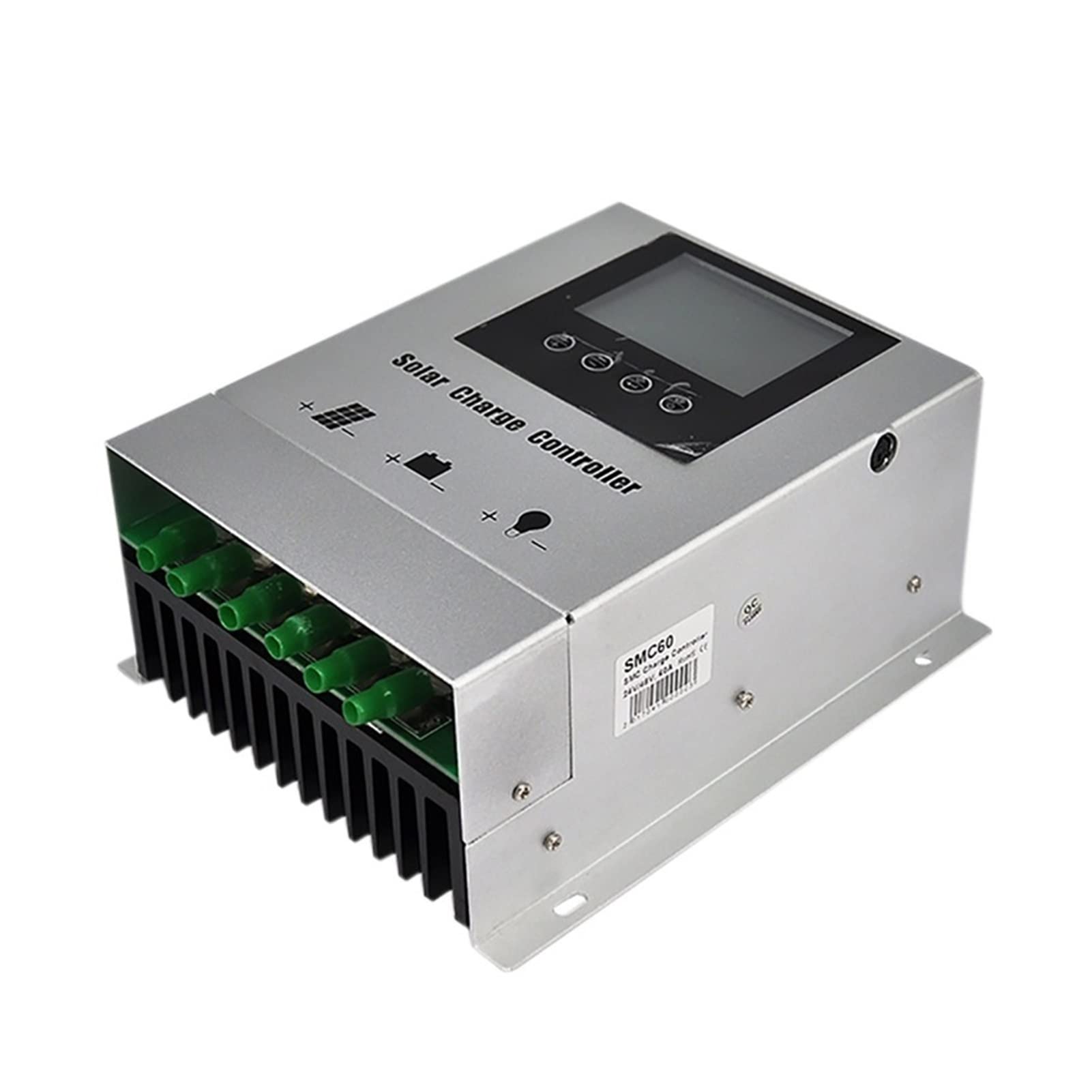 Controller 1 2V 24V 48V 30A 40A 50A 60A PWM Controller di Carica Solare con LCD Visualizza for Il Piombo Acido(60A Current)