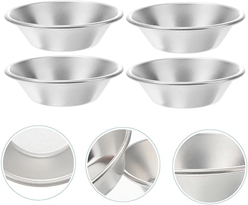 Miniatura 3 de Paquete de 25 moldes para tarta de huevo, tartaletas de aleación de aluminio, moldes de postre, moldes para tartas pequeñas, moldes para tartas,