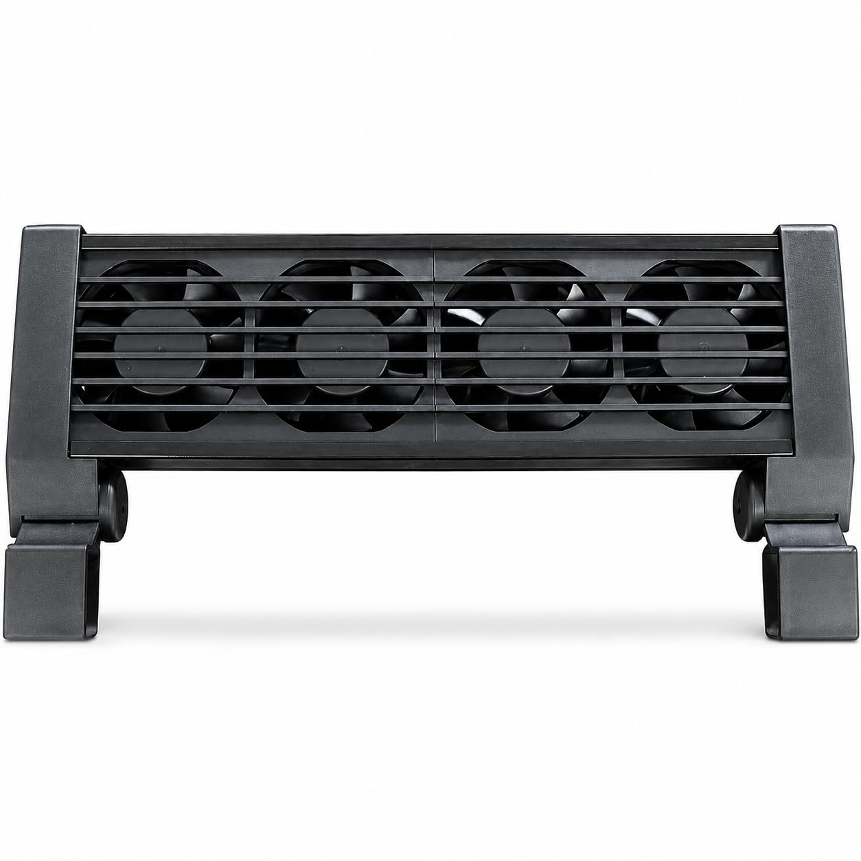 Whimar MultiFan 4 Ventole di Raffreddamento per Acquario, Sistema 12V a 4 Ventole, Basso Consumo 3,8W, Silenzioso <40 Db, per Acquari Aperti, Supporto per Vetro Fino a 20 mm