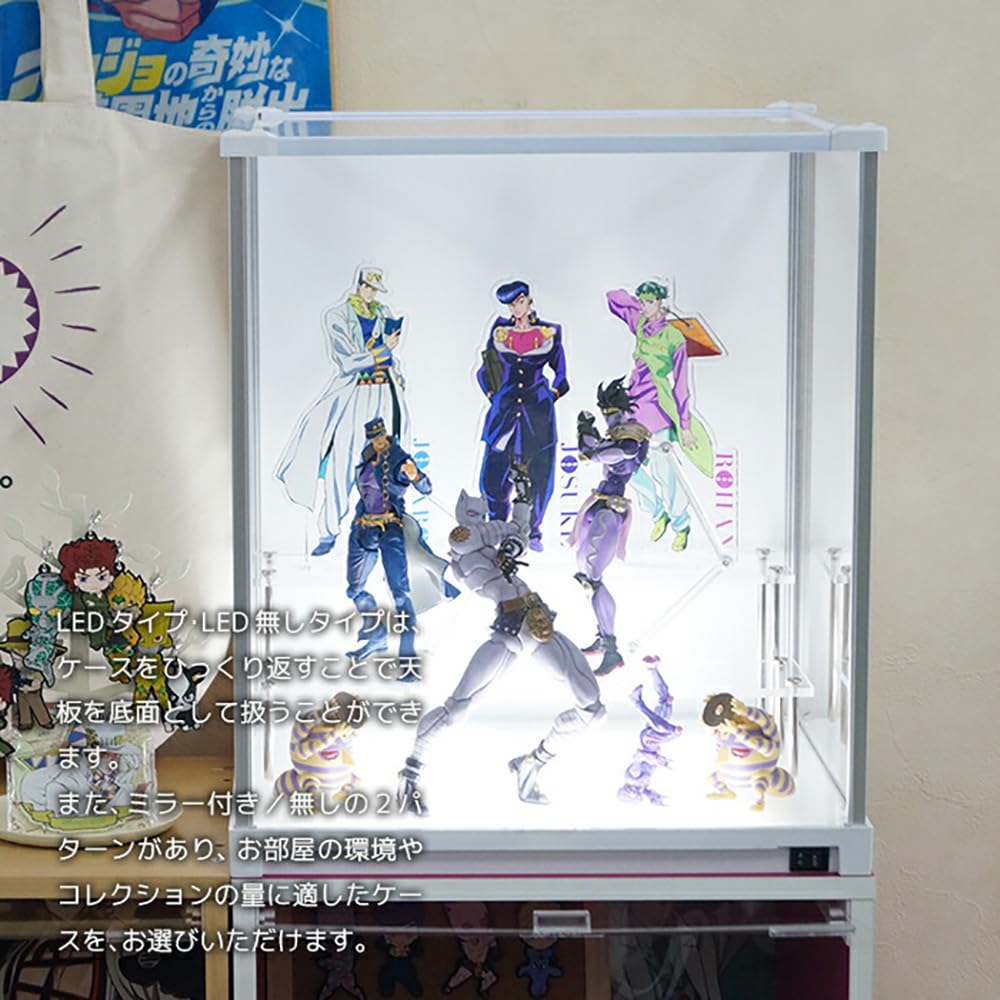 Amazon.co.jp: Fケース 日本製 フィギュアケース 3段set シングル led