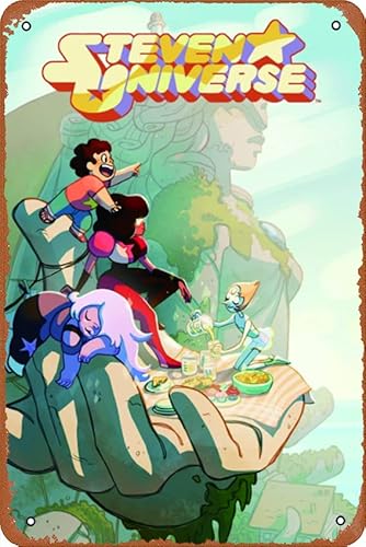Steven Universe Metal Art Poster Retro Decor House Home Vintage Poster Tin Sign 8X12 Inch