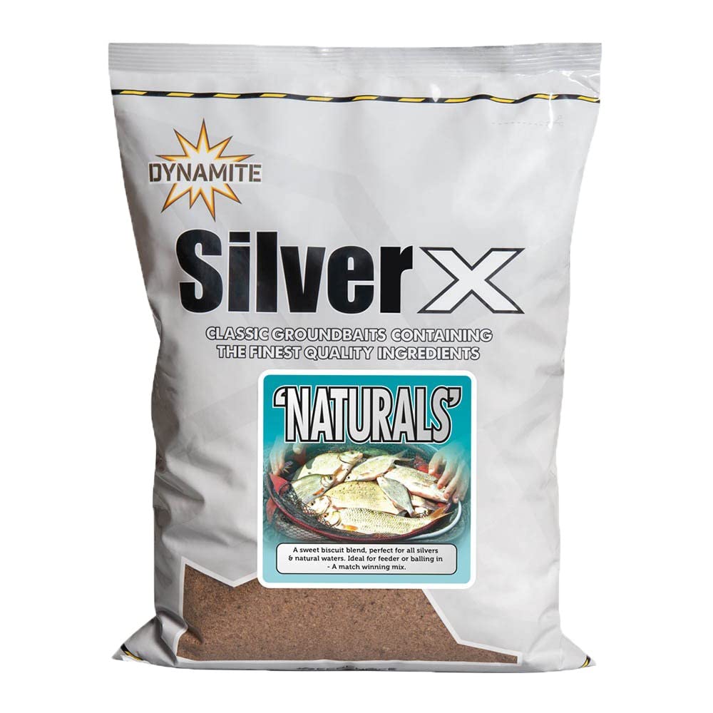 Dynamite Baits Silver X Groundbaits (Naturals - 1.8kg)