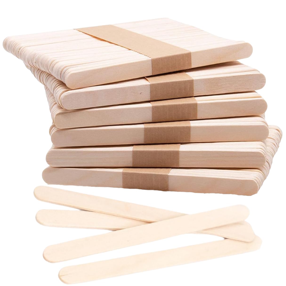 300 Lolly Sticks for Craft, Lollipop, Wood, Smooth, Wooden114mm Lollypop, Ice, Crafts, Popsicle