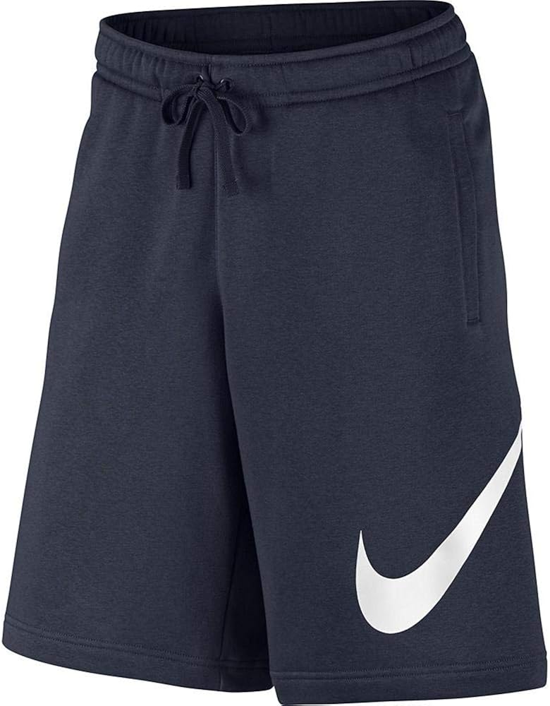 Nike Men's Sportwear Club Shorts, Black/White, Large Tall