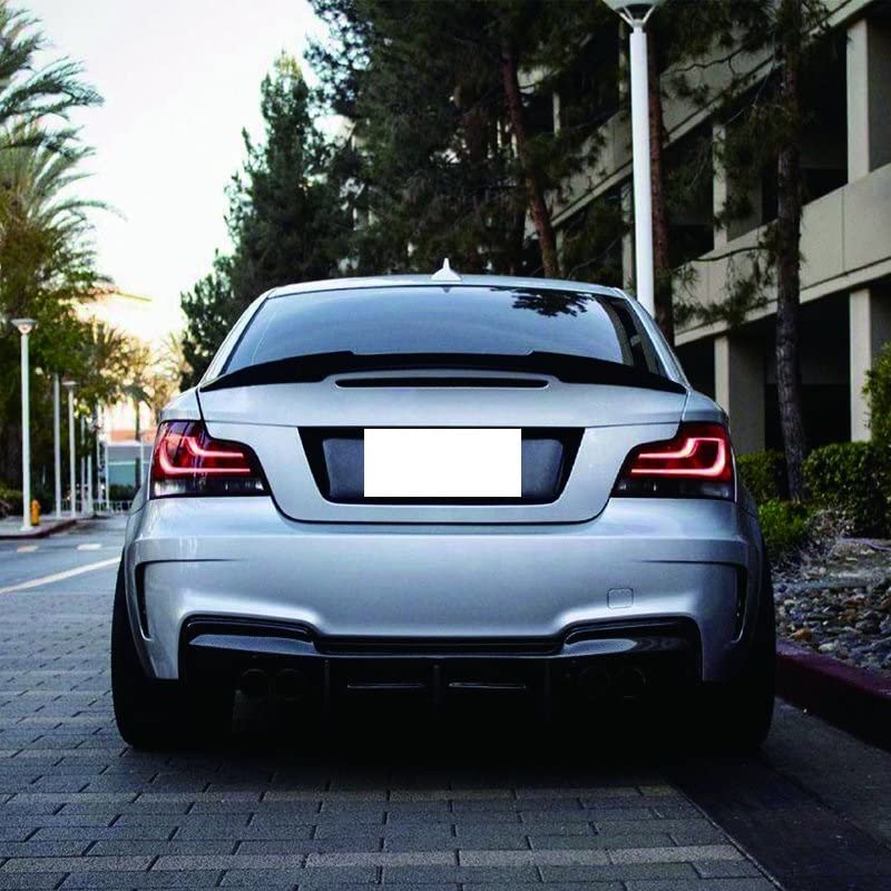 Wing Heckspoiler Für BMW 1er E82/E88 - Sportspoiler Aus ABS In Schwarz