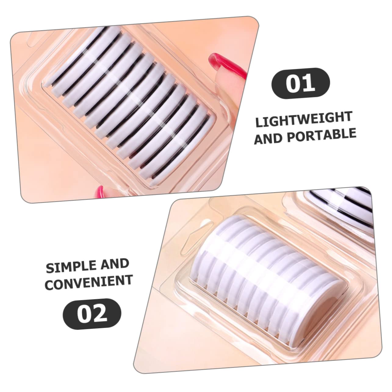 Beaupretty 2 Boxes Self Adhesive Lash Strips Replacement Strips for Lashes Easy Application