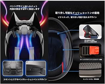 Amazon.co.jp: フルフェイス ライダー装備 男性と女性向けの最新