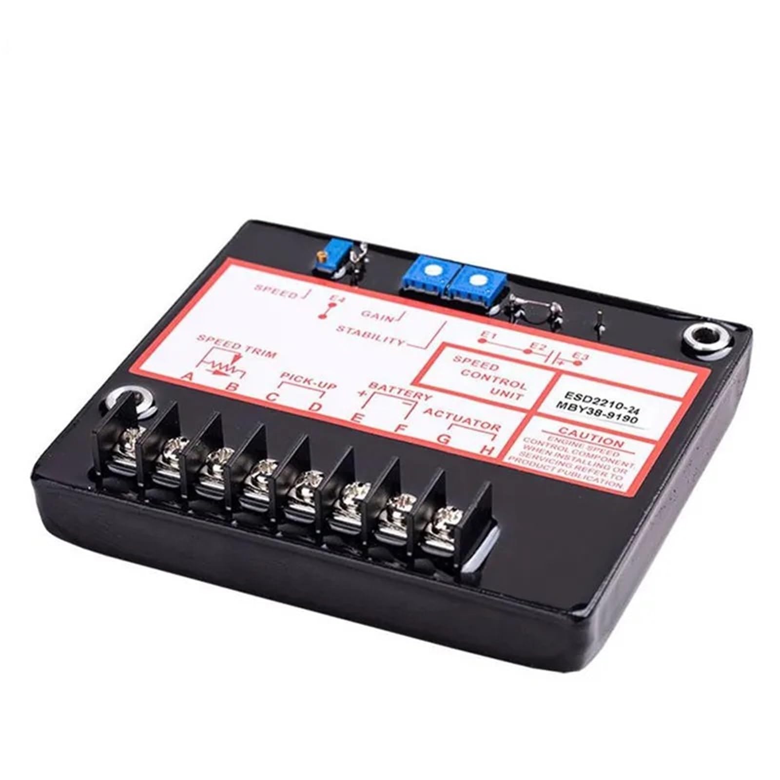ESD2210 12V/24V Gobernador Unidad de Control Velocidad Módulo Generador Controlador Motor 1 Uds