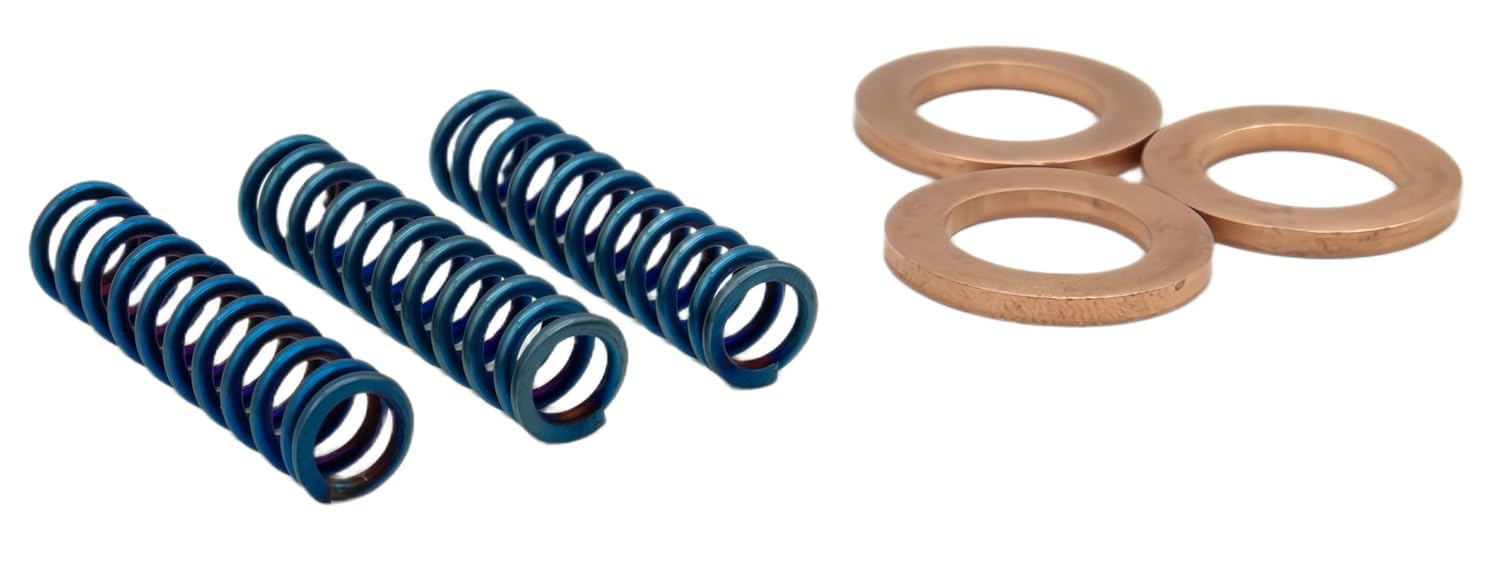 HRD B/K Series Detent Springs for Honda and Acuras | PVD Coated with Copper Crush Washers Included