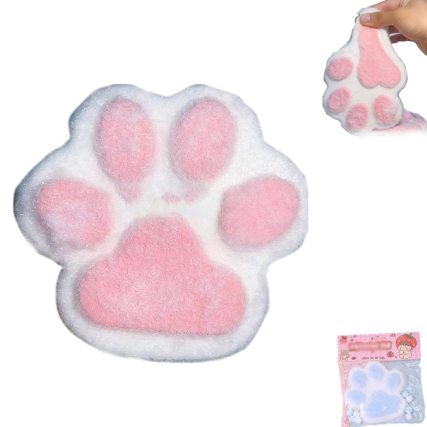 Cat Paw Squishy Spielzeug - 9-teiliges Set Mit Weichen Katzenpfoten Zum Drücken
