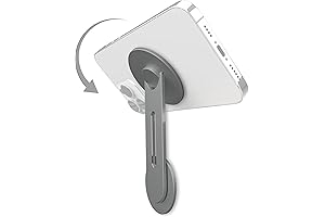 Slim Magnetic Laptop Mount for iPhone and Laptops