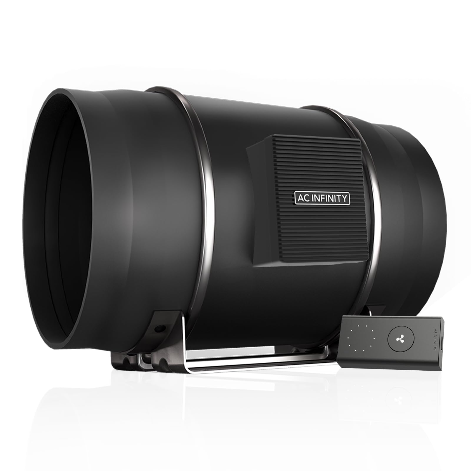 AC Infinity CLOUDLINE S12, Quiet 300mm Inline Duct Fan with Speed Controller - Ventilation Exhaust Fan for Heating Cooling Booster, Grow Tents, Hydroponics, 12-Inch