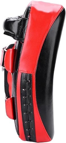 Miniatura 8 de TOPINCN Almohadillas de entrenamiento de kickboxing, almohadillas de karate, almohadilla de boxeo Muay Thai con perforación curvada para boxeo, arte