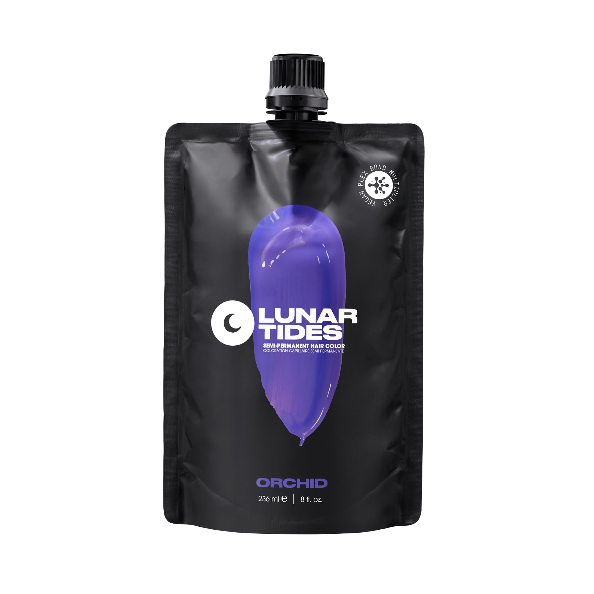 Orchid Purple, semi permanent hair dye purple - 118 ml - Lunar Tides