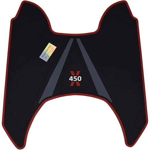 Ramanta Ather 450x Floor Mat Anti-Slip Foot Mat Anti Skid Scooter Floor Mat/Foot Mat Dustproof Heavy Quality Foot Mat Compatible with for Scooter/Scooty 450 x & 450 Plus Rubber (1 PC, Multi-Colored)