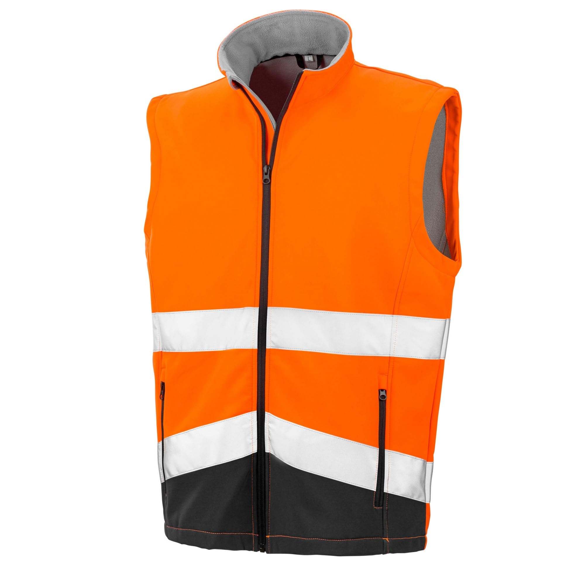 SAFE-GUARD by Result Softshell Safety Gilet Fluorescent Orange/Black 3XL