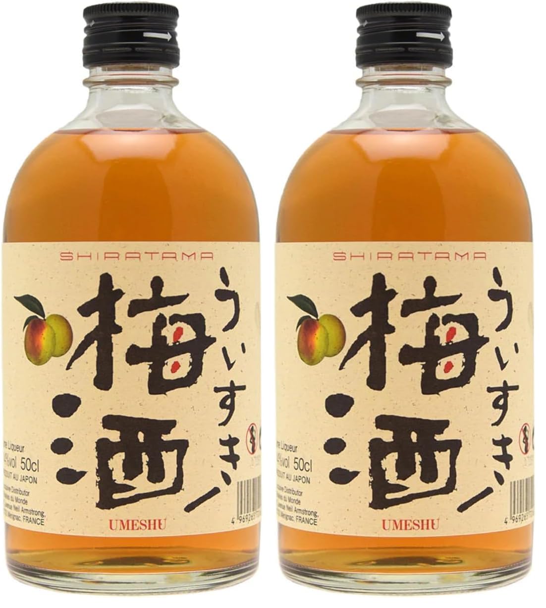 Umeshu Shiratama 14° 50CL (Lot de 2)