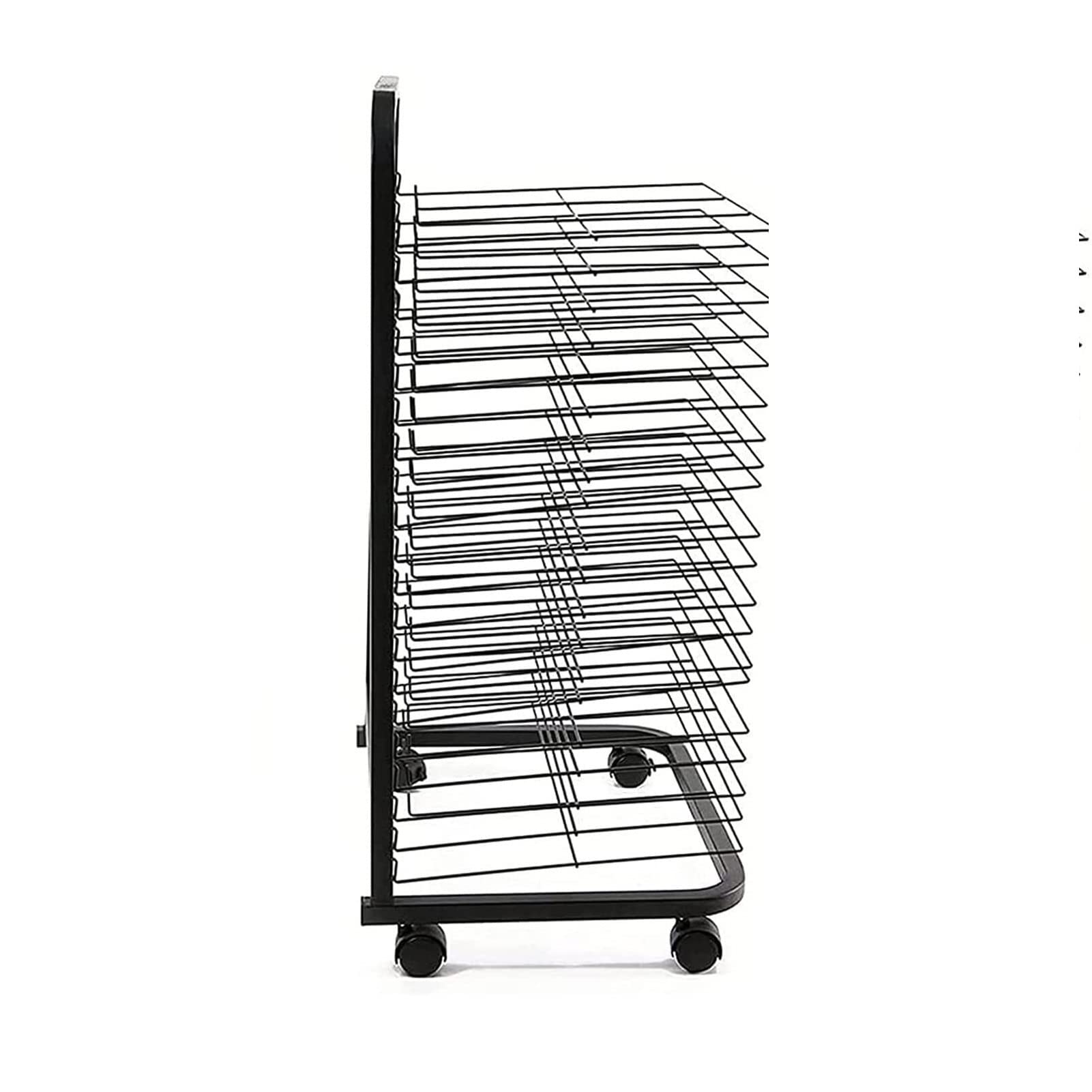 Séchoir À Dessin, Matériel Pédagogique pour Atelier d'art, Étagère De Rangement À roulettes pour Matériel Artistique, Étagère Gain De Place, Cadeau pour Enfants