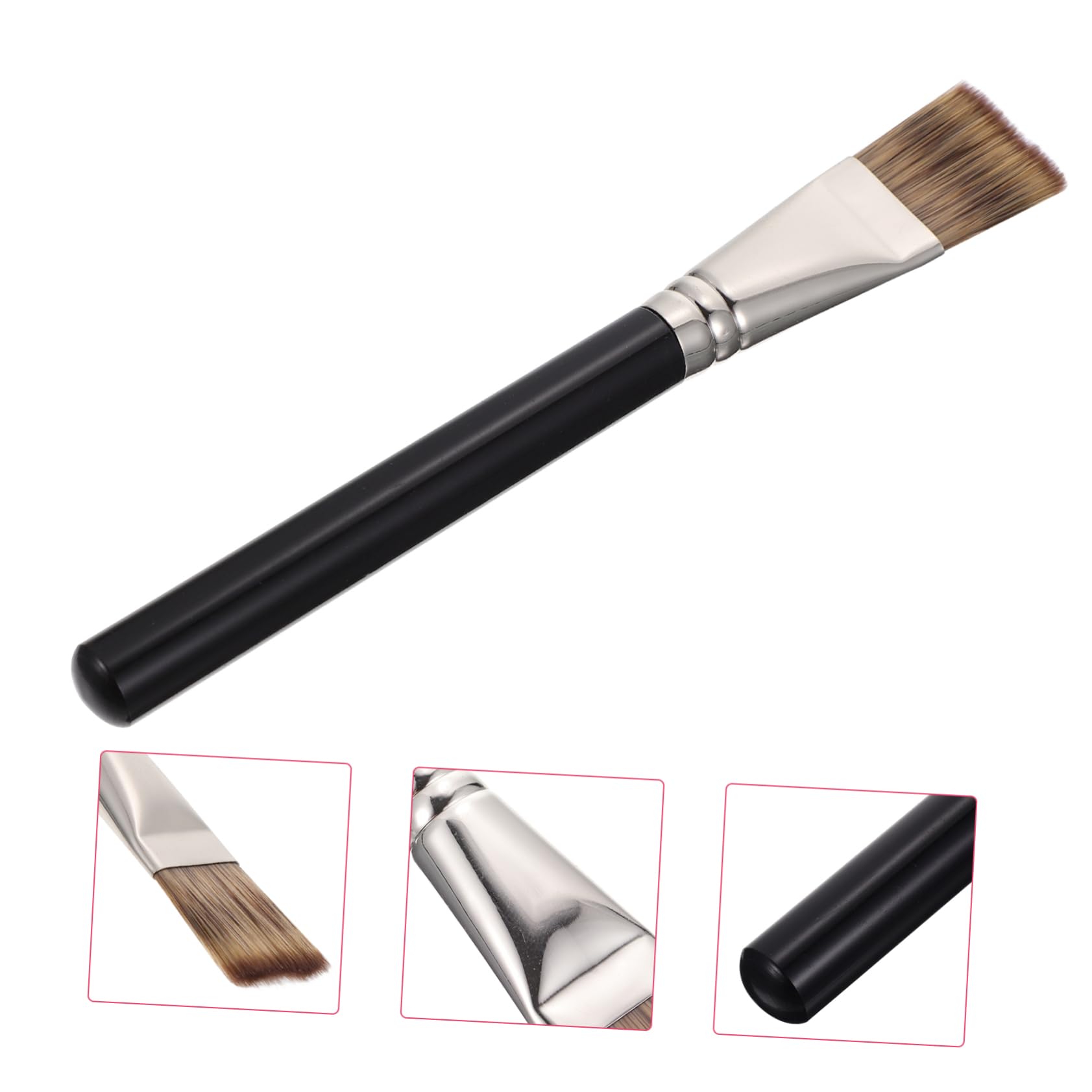 Didiseaon 5pezzi Pennello Fondotinta Portatile Per Trucco Pennello Per Miscelazione Cosmetico Con Setole Morbide e Dense Per Donne e Ragazze
