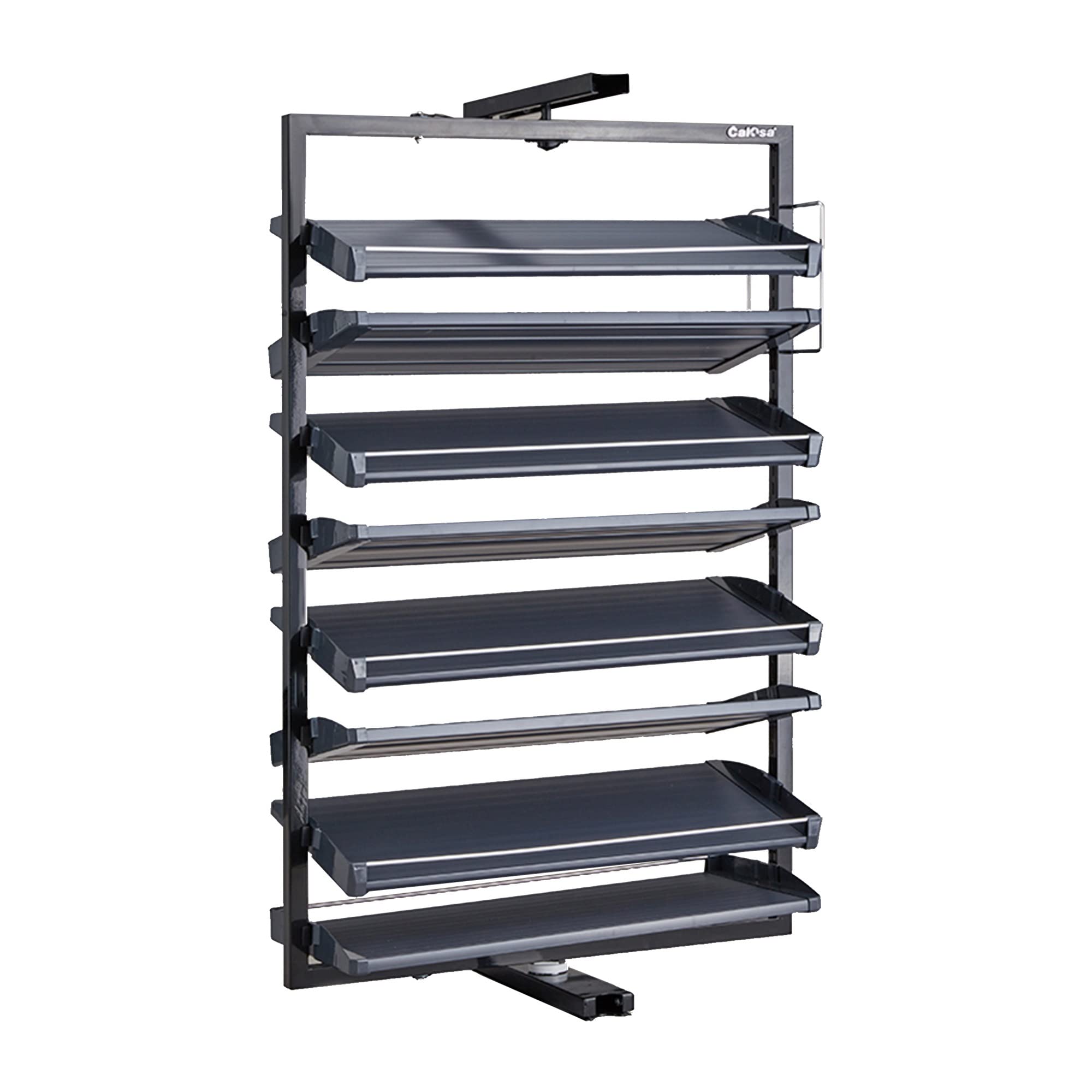 Generico Scaffale portaoggetti, espositore per Negozi, scaffale per Snack, Organizer, espositore in Metallo, scarpiera Girevole a 360° - per Armadio, Camera da Letto Piccola e Ingresso - Soluzione di