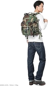 Amazon.co.jp: 実物 米軍 MOLLE II 3DAY アサルトパック WOODLAND 実物