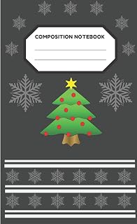 Composition Notebook: Christmas Notebook, The Perfect Gift, Lined, 110 Pages
