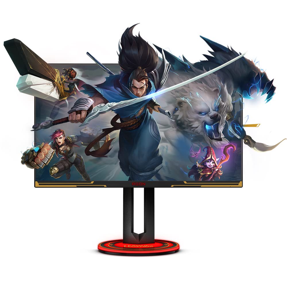 ゲーミングモニター(WQHD27インチ応答1MS 170Hz)AG275QXL Monitor Gamer AOC AGON LEAGUE OF LEGENDS 27
