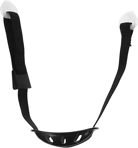 DOITOOL Correa de barbilla para casco de sóftbol, correa de barbilla con correa elástica negra y copa para la barbilla, correa universal para la