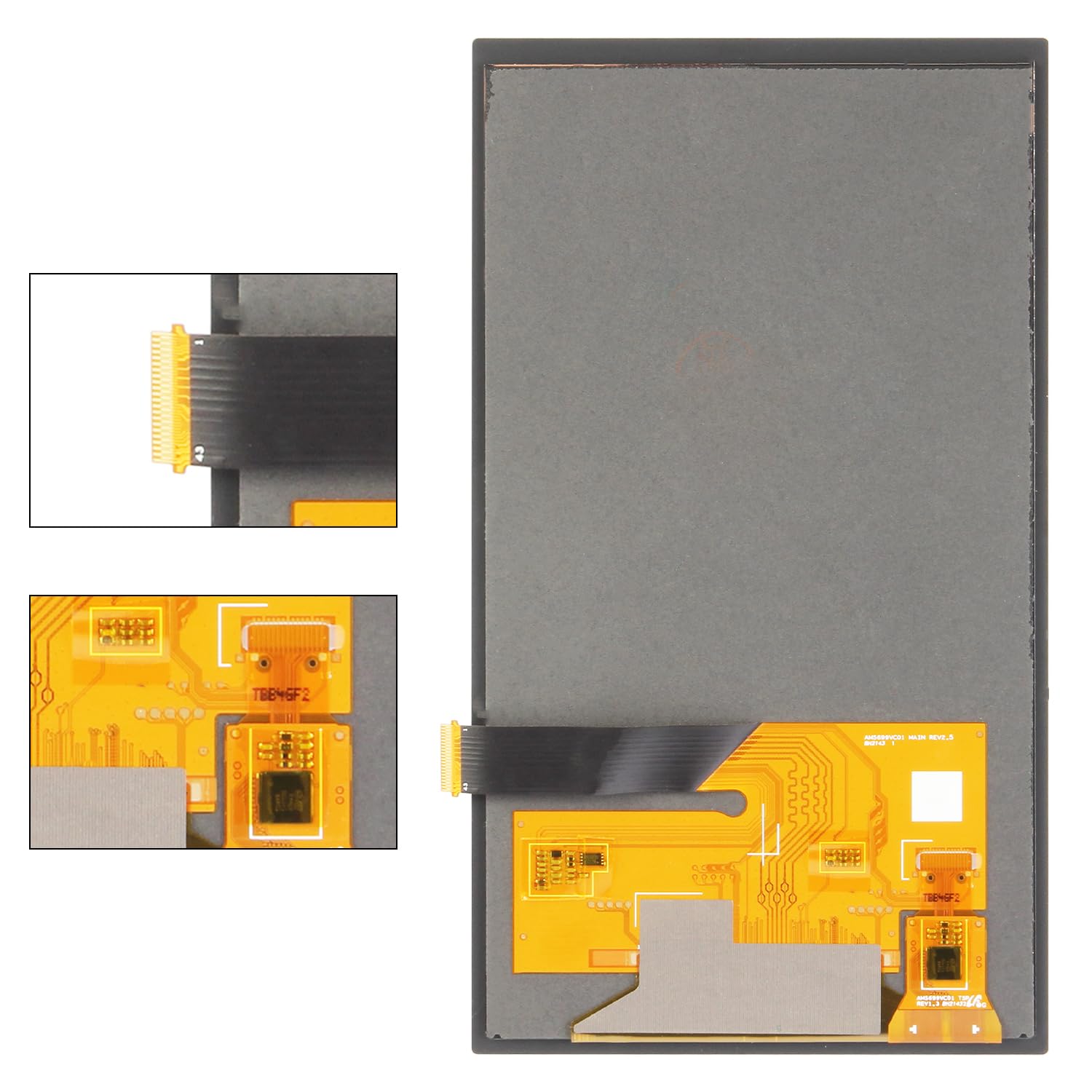A-MIND Schermo OLED per Nintendo Switch OLED 2021 Sostituzione dello schermo per interruttore OLED 2021 Display LCD Touch Digitizer Assmbly Parti di riparazione Nero 7 pollici
