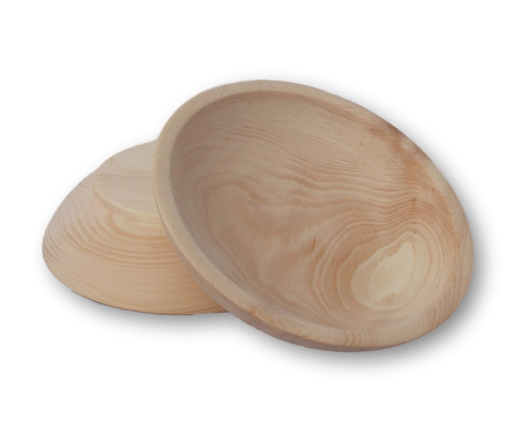 Ciotola In Legno Di Cembro Naturale – Diametro 25 Cm, Tornita A Mano In Pino Alpino 100%
