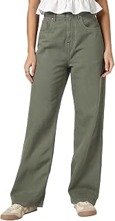 Bewakoof Women's Solid Straight Fit Pure Cotton Jeans Price In India