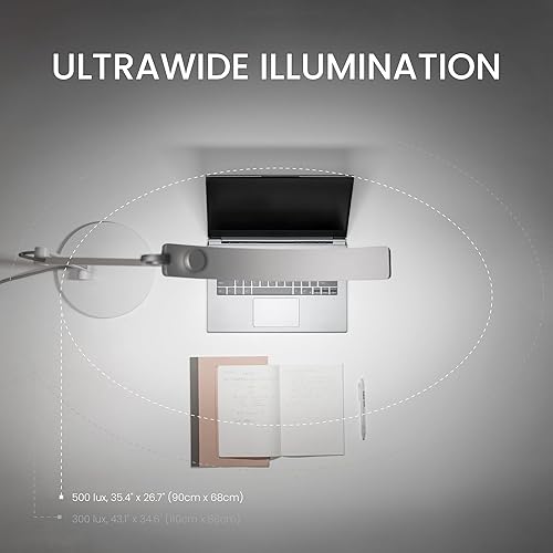 Miniatura 9 de BenQ - Lámpara de escritorio LED para lectura electrónica con brazo articulado atenuación automática y ajuste cromático