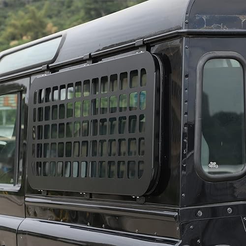 Miniatura 6 de YIWANG Para Land Rover Defender 110 90 2004-2022, aleación de aluminio, panel protector de vidrio lateral de ventana de automóvil, accesorios para