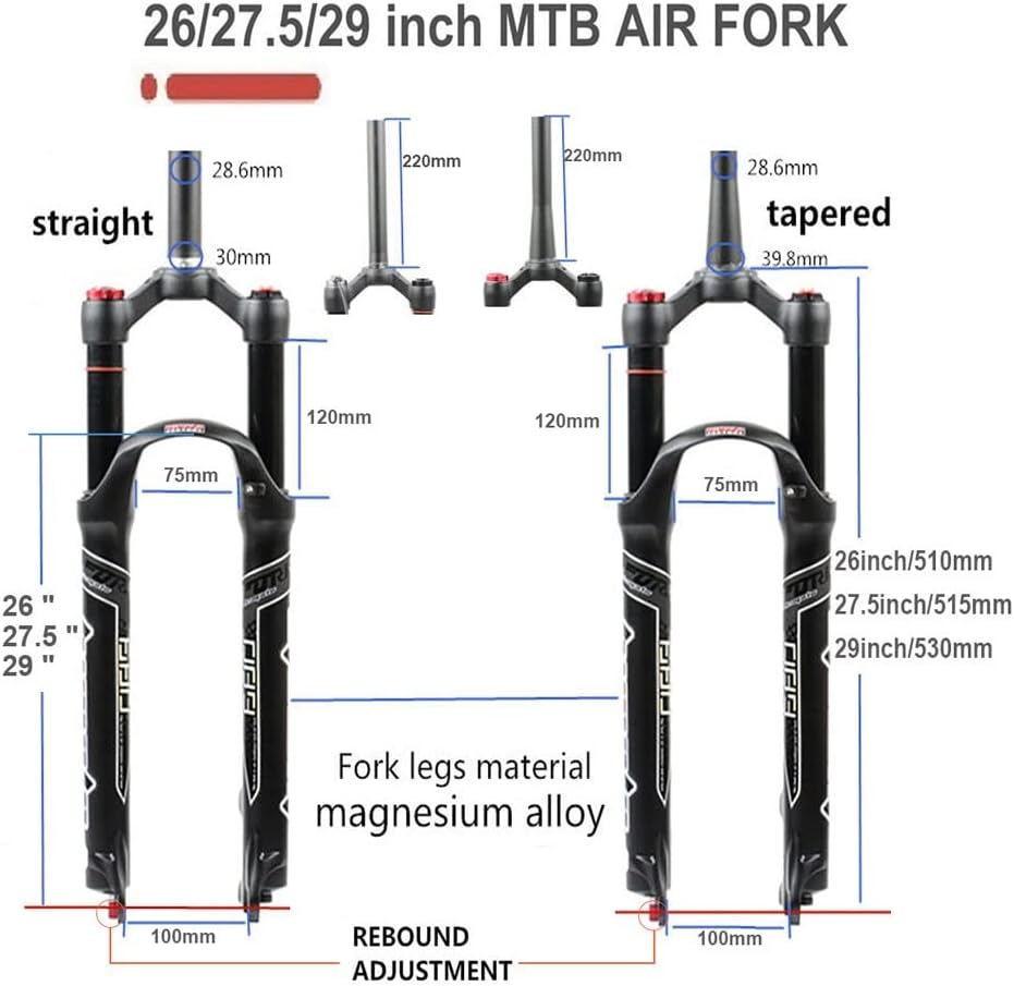 X-FUSION Velvet エアサスペンションフォーク SXSaelciun バイク