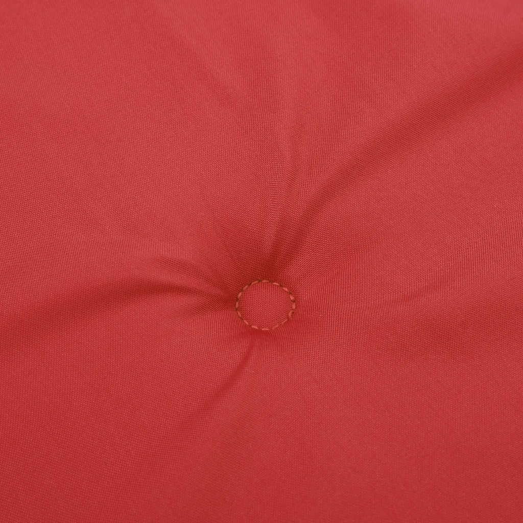 Generico Cuscini per Sedia con Schienale Alto 2 pz Rosso Tessuto Oxford,Cuscini per sedie-361892