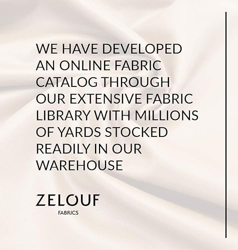 Miniatura 5 de ZELOUF FABRICS Impresión en Challis  Tela de The Yard  Bricolaje, costura, boda, novia, vestido, baile, disfraz, manualidades  1 yarda