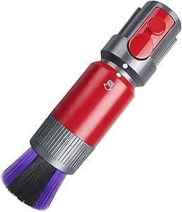 SONGRUI Traceless Scratch-free Dusting Brush Compatible with Dyson V15 V11 V10 V12 Gen 5 V7 V8 Vacuum Cleaners, Handy Self-cleaning Soft Bristles Great for Car Interior, Baseboards Keyboards 972157-01