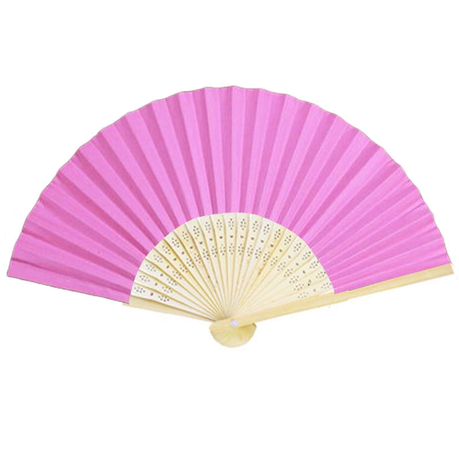 ENSDIEPLS Paper Wood Folding Fan