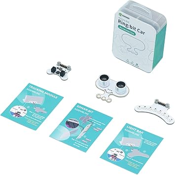 ELECFREAKS microbit Ringbit Car Accessories Sensor Pack with Tracking Module and LED Light Bar for microbit Ringbit Car