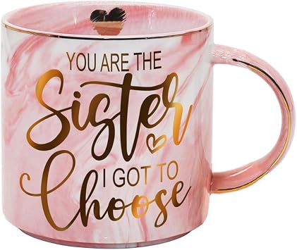 Youre the Sister I Got to Choose Coffee Mug, Funny Best Friend Birthday Gift for Soul Sisters, BFF, Sisters Gifts, Best Friend Friendship Mug Gift for Women