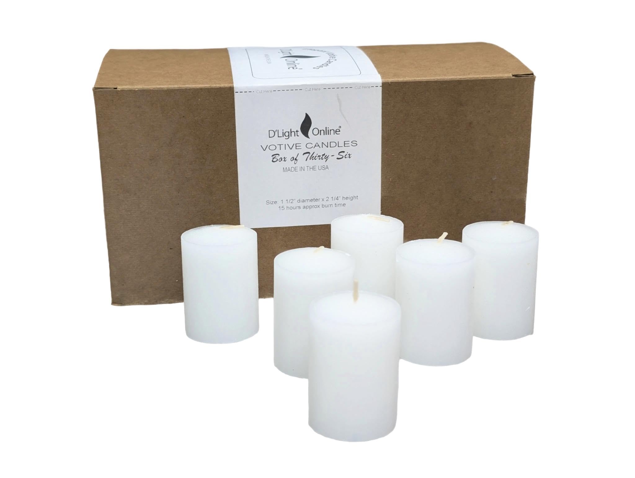 D'light Online 15 Hour Unscented White Emergency And Events